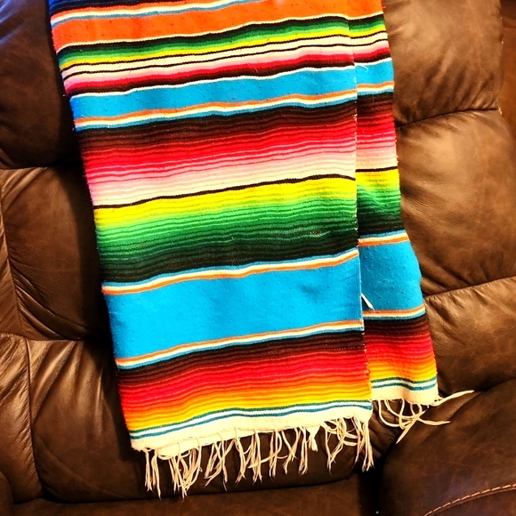 Other - Mexican Colorful Blanket